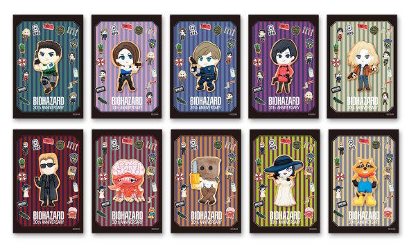 バイオハザード　まんなたぬき　特典ポストカード　アルバート・ウェスカー 人気お菓子クリエイター「まんなたぬき」×「バイオハザード」シリーズ